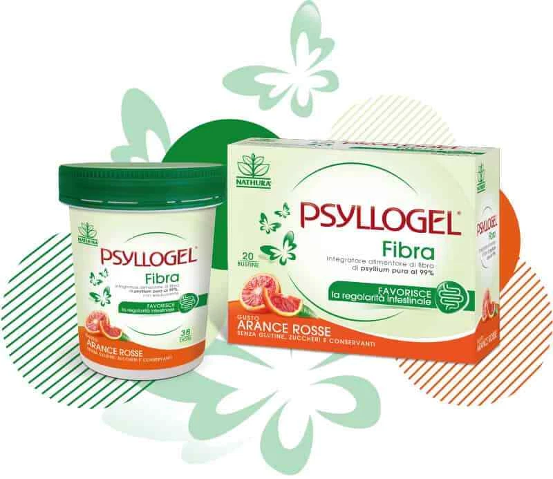 PSYLLOGEL FIBRA 20 BUSTINE - GUSTI VARI - INTEGRATORE REGOLARITA' INTESTINALE