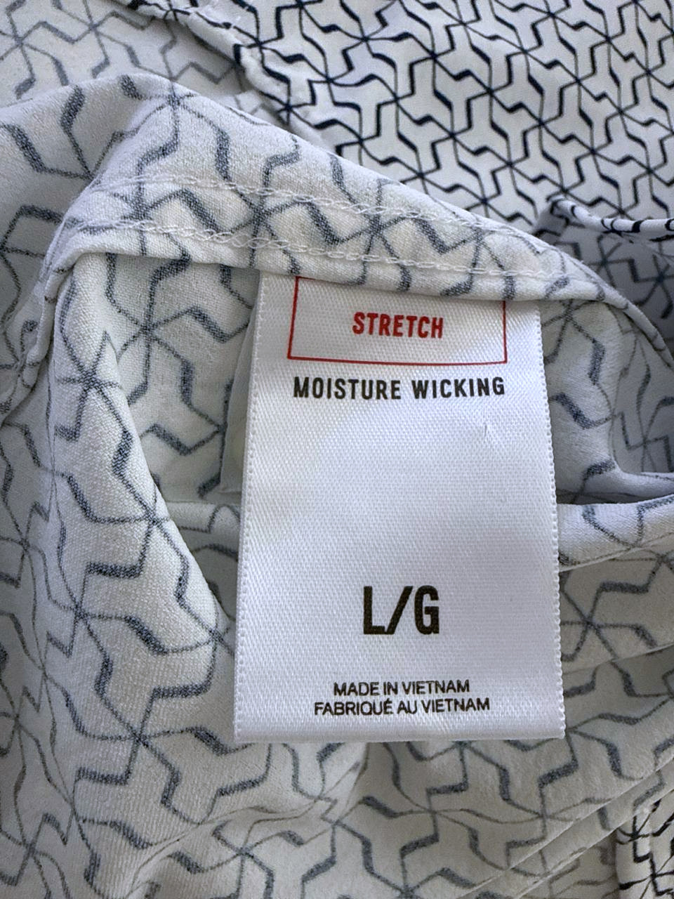 Express Performance Extra Slim White with Navy Ge… - image 6