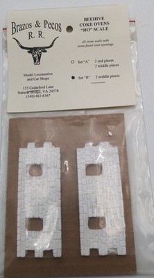 Brazos & Pecos HO Scale Beehive Coke Ovens Set B Kit