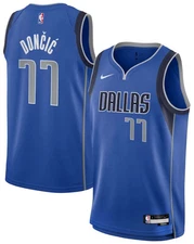 Luka Doncic Youth Jersey Nike Dri Fit Swingman Icon Edition Dallas Mavericks NWT