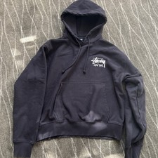 stussy new york chapter hoodie medium black