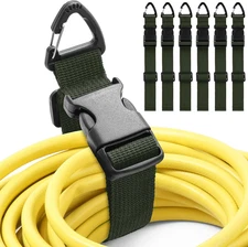 6 Pack 17 Adjustable Extension Cord Holder Organizer Heavy Duty Garage Strap