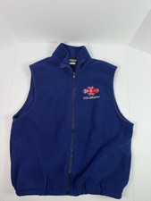 Vintage Auburn Colorado Fleece Vest Navy Blue Full Zip XL — Southwest Embroide