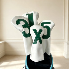 PU Leather Golf Club Head Covers Set for Driv...