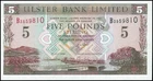 Northern Ireland | 5 Pounds | Ulster Bank | 1998 | P.355b | aUNC