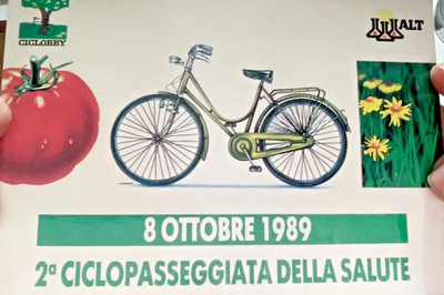 9 CYCLOBBY POSTCARDS MILAN BULOVA VAL D'AOSTA DONISELLI BICYCLE 80-90-1398