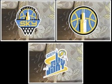 Chicago Sky WNBA Logo Custom Colored Sticker Decal waterproof Sz 2"-18"