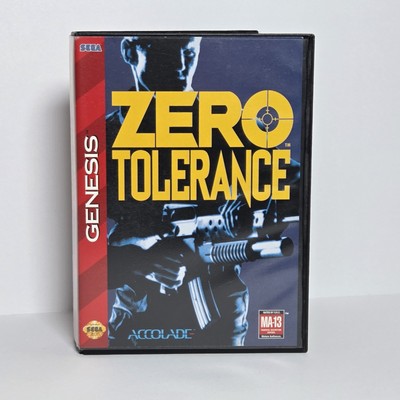 Zero Tolerance Sega Genesis 1994 Complete in Box CIB Game w Case No Manual