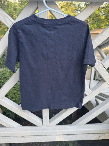 Pre-Owned babyGap Navy Logo T-shirt Size 5 Toddler - Picture 3 of 5