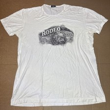 Dolce and Gabbana D&G Cowboy Rodeo bull Tshirt Western Sz 54