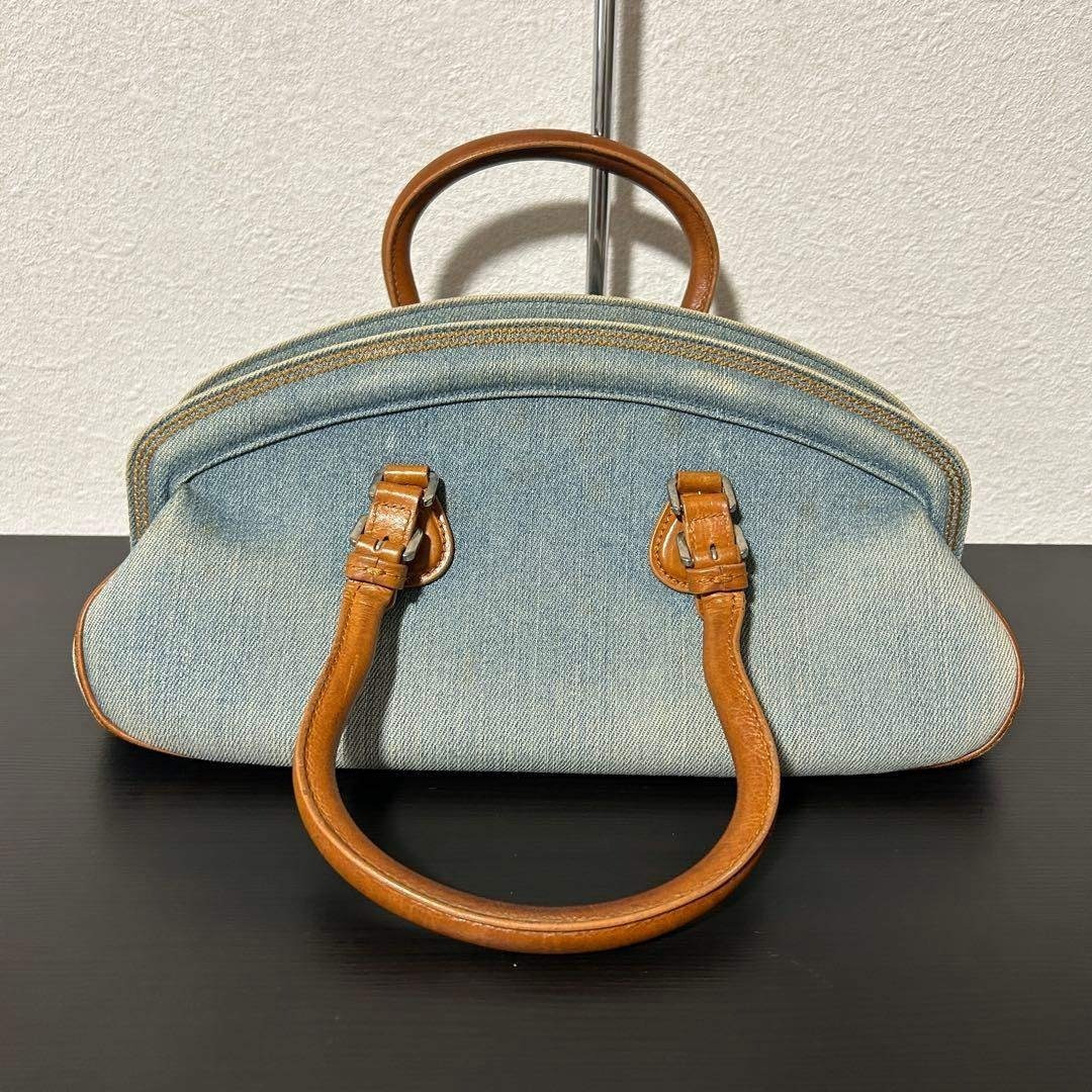 Dior Galliano Denim Bag CD Logo Blue Handbag Vintage Y2K Authentic