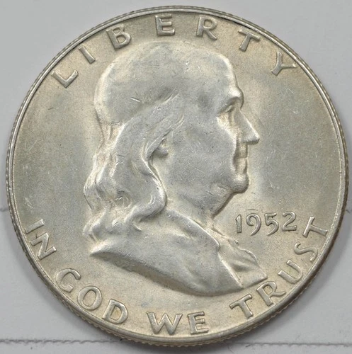 US 1952-S Franklin Half Dollar 90% Silver BU U1955 combine shipping