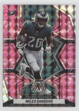 2022 Panini Mosaic Pink Camo Mosaic Prizm Miles Sanders #157 11pj