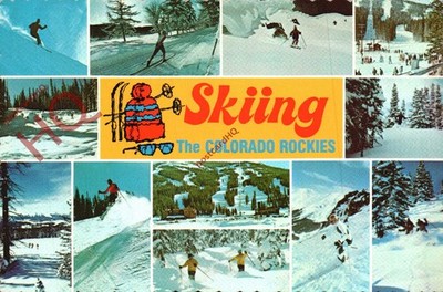 Picture Postcard> Colorado, 'Ski Country USA' (Multiview)