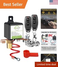 Remote Battery Disconnect Switch 12v, 250A, Upgrade Prevent Battery Drain, Di...
