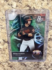 2023 Bowman Platinum #TOP-88 Silas Ardoin Top Prospects Green Ice Foil #/99