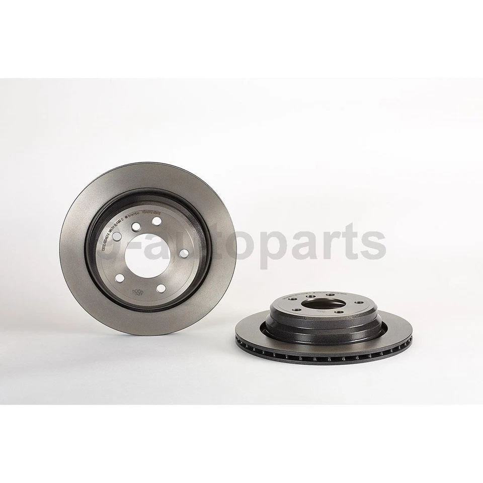 Brembo Rear Brake Kit Disc Rotors Ceramic Pads for 2001 2002 2003 BMW 525i - Image 4 of 4