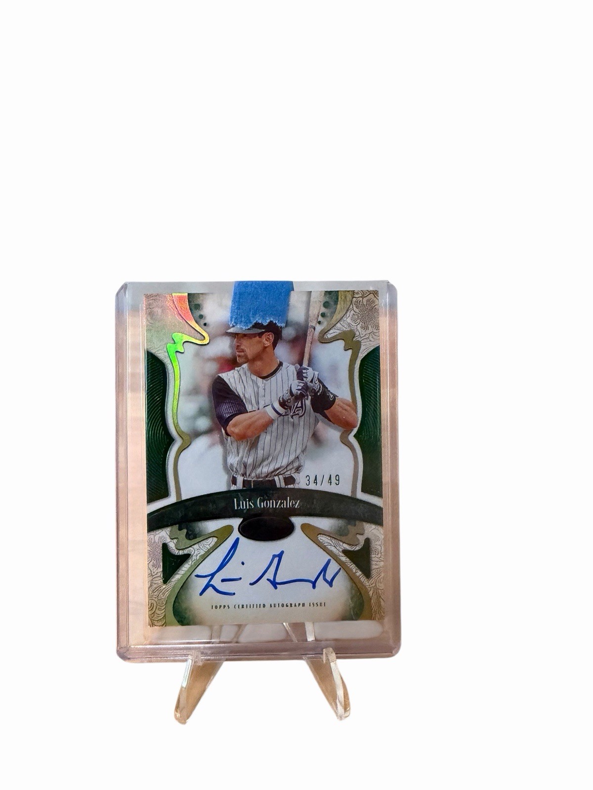 2026 Topps Tier One Luis Gonzalez Connoisseurs Auto CA-LG /49 Diamondbacks