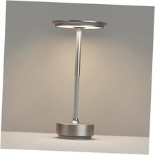 Rechargeable Cordless Table Lamps, 5000mAh Portable LED Table 1 PACK Silver