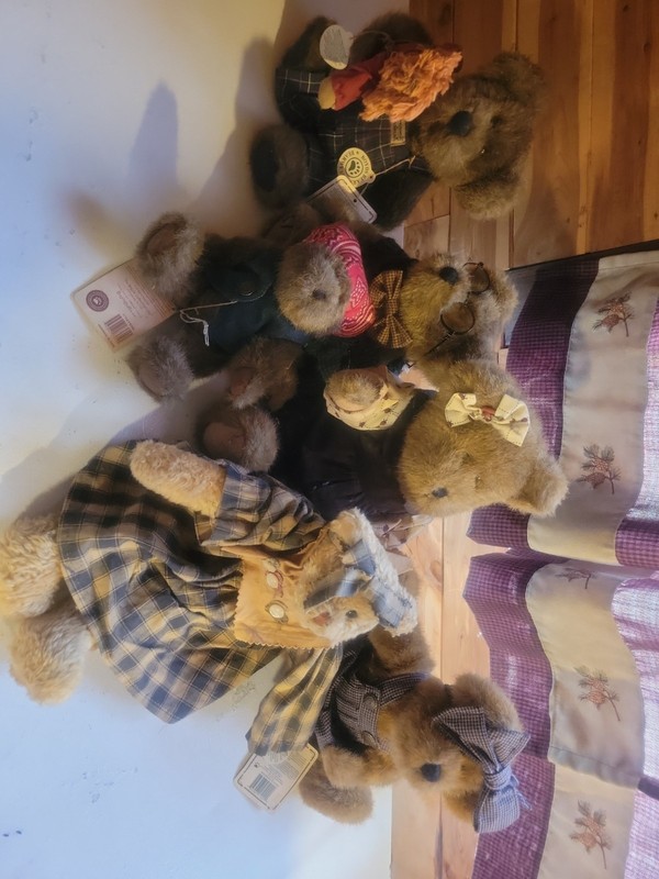 Boyds Bear Plush Collection Miss Hugaby, Bailet Dog, Valerie B. Angel Teddy