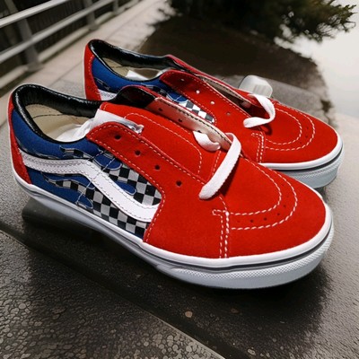 Vans Sk8-low Sz 3.0 Kids With Flames