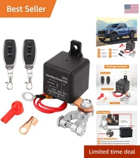 Durable 12V Battery Kill Switch with Remote Control - Enhanced Vehicle Security