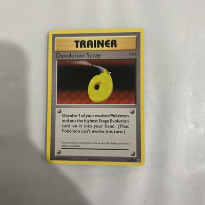 Devolution Spray 72/102 Non Holo Rare Base Set Pokemon Card