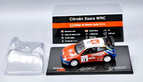 Victoire Monte-Carlo 2003 – Loeb / Citroën Xsara – Miniature 1/43 – Sans Marque