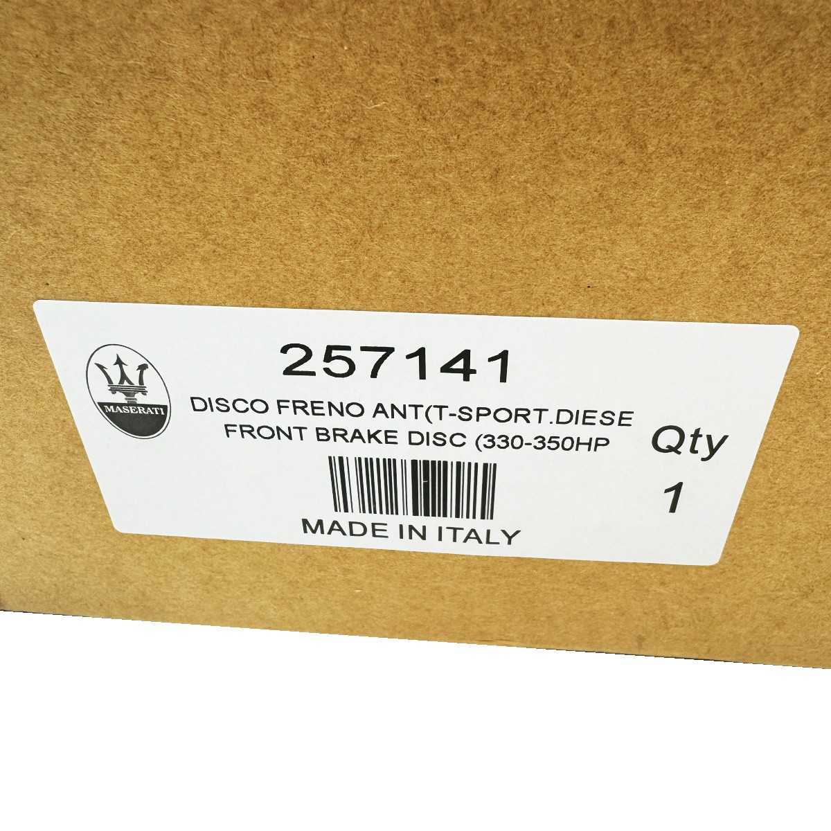 Maserati GranTurismo 2008-2019 Front Brake discs Set P/N 257141