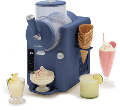 GreenPan Frost Ice Cream & Frozen Drink Maker Berry Blue 