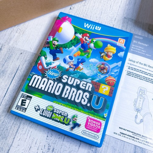 Nintendo Wii U Mario & Luigi Deluxe Set Complete in Box CIB Matching Serials - Picture 8 of 15