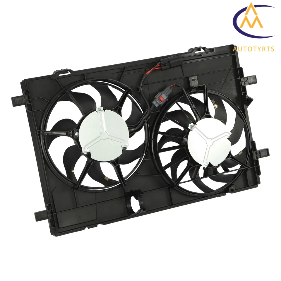 Conjunto de ventilador de refrigeración del radiador para Lincoln MKZ 2007 2008 2009 con módulo Foto 3 de 4