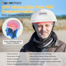 NIR Light Therapy Helmet Brain Care To Enhance Memory Function 810nm At Home Use