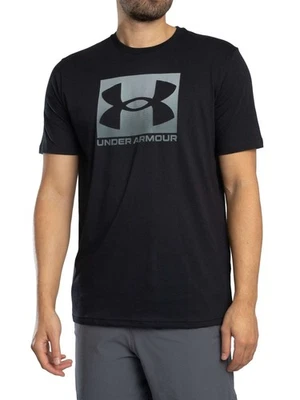 Under Armour Pour des hommes T-shirt graphique de sport en boîte lâche, Noir - Photo 1/4