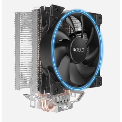 Pccooler GI-X3 CPU Kühler in Blau - Kühlset - 12 cm - 1800 RPM - 26,5 dB - 65 cf