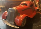 VINTAGE LOUIS MARX TOYS WIND UP CLOCKWORK U DRIVE IT TYPE TIN PLATE CAR RARE