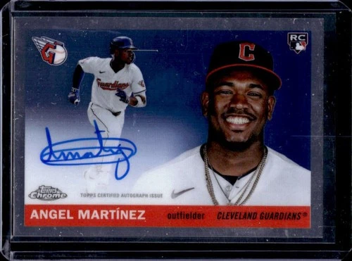 Angel Martinez 2025 Topps Chrome Angel Martinez Auto