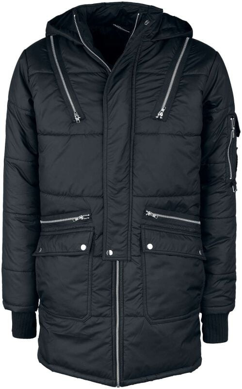Химическая черная парка Herren Morte Parka schwarz Rockwear