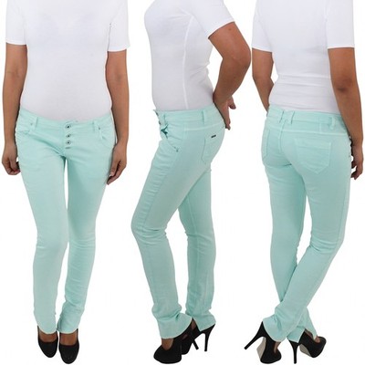 Damen Skinny Jeans Jeanshose Hüftjeans Röhrenjeans Stretchjean Slim Fit Hose