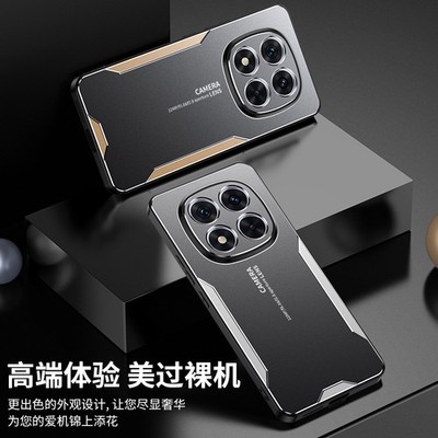 For XiaoMi RedMi Note 15 Pro 4G, Hybrid Armor Shell Back Soft Bumper Cover Case