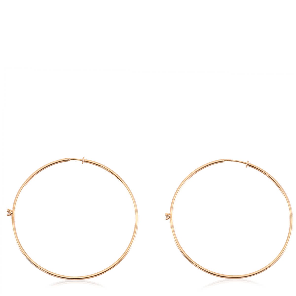 Серьги-кольца Vanrycke из розового золота 18 карат с бриллиантами Margherita