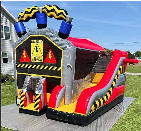 Bounce House W/ Slide Combo Inflatable.  NIB Commercial Grade Moonwalk BRAND NEW