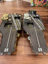 (2) 2001 GI Joe Motorized USS Saratoga Aircra...