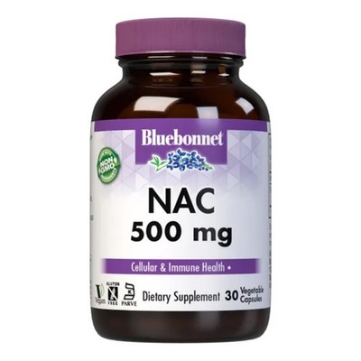 Bluebonnet NAC 500 mg 30 Veg Capsules