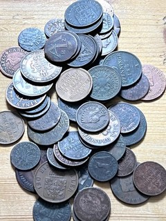 Schöne alte Münzen gemischt Set (32.1)