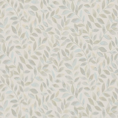 Vinyl Wallpaper Ameroso Leaf Trail Blue / Natural Texture Erismann Opus 10462-02