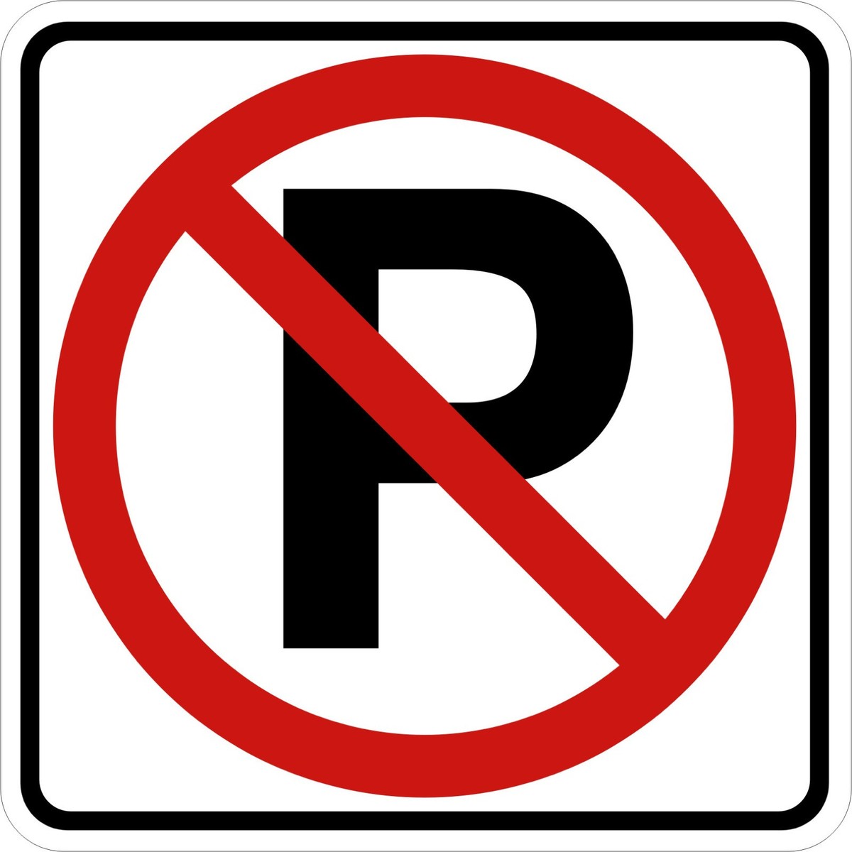 もちこ　No Parking USA 標識（本物） NO PARKING SIGN Vinyl Decal / Sticker ** 5 Sizes ** | eBay