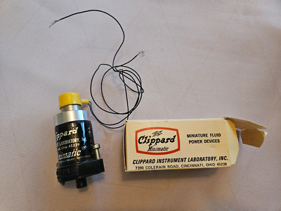 Clippard Minimatic Miniature Fluid Power Device Electronic Valve 4Way R481-12