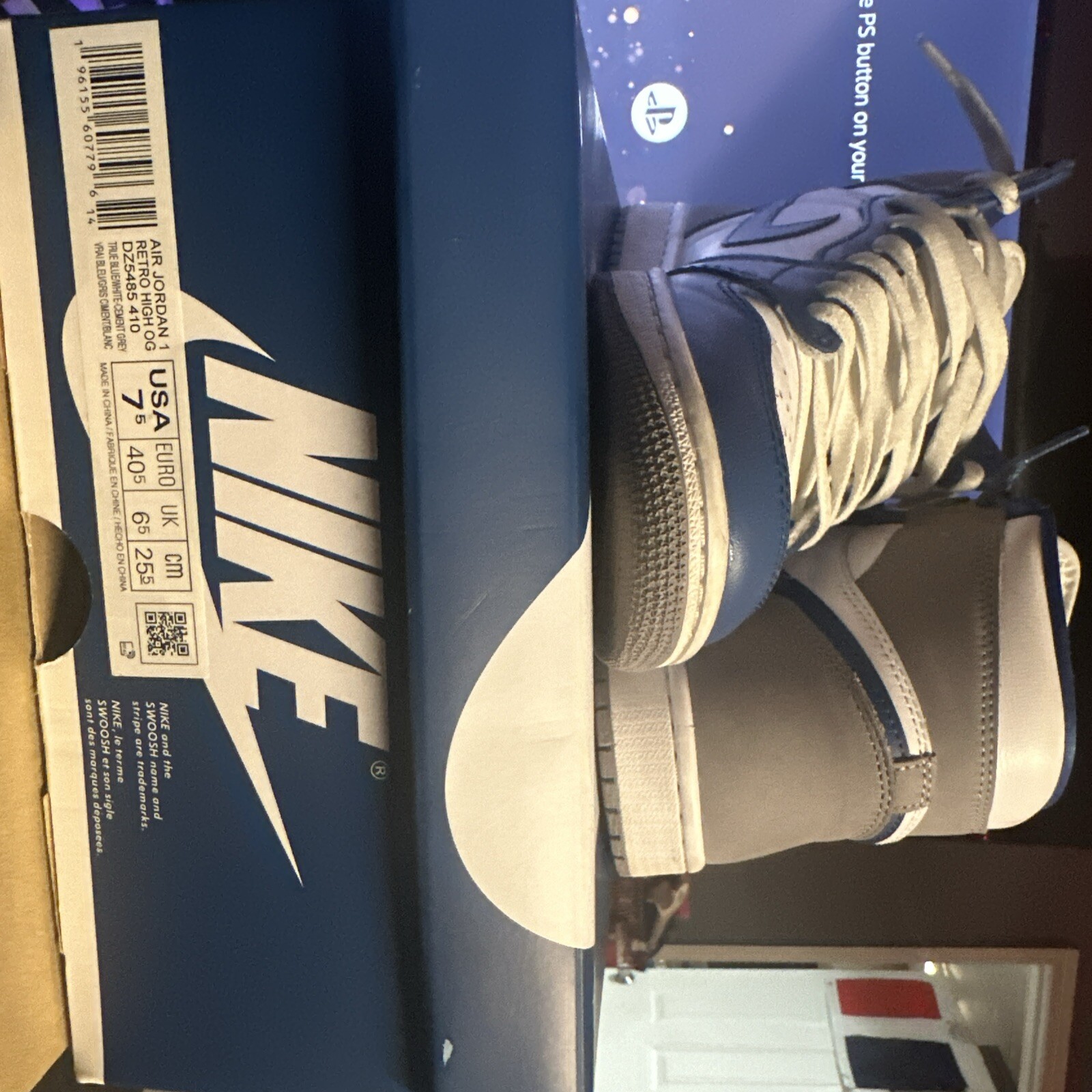Size 7.5 - Jordan 1 Retro OG High True Blue