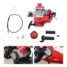 For 2 Stroke 49CC Mini Dirt Bike Pocket Bike Scooter ATV Pull Start Engine Motor
